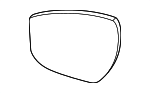 SL1Z17K707A - Body: Door Mirror Glass for Ford Image