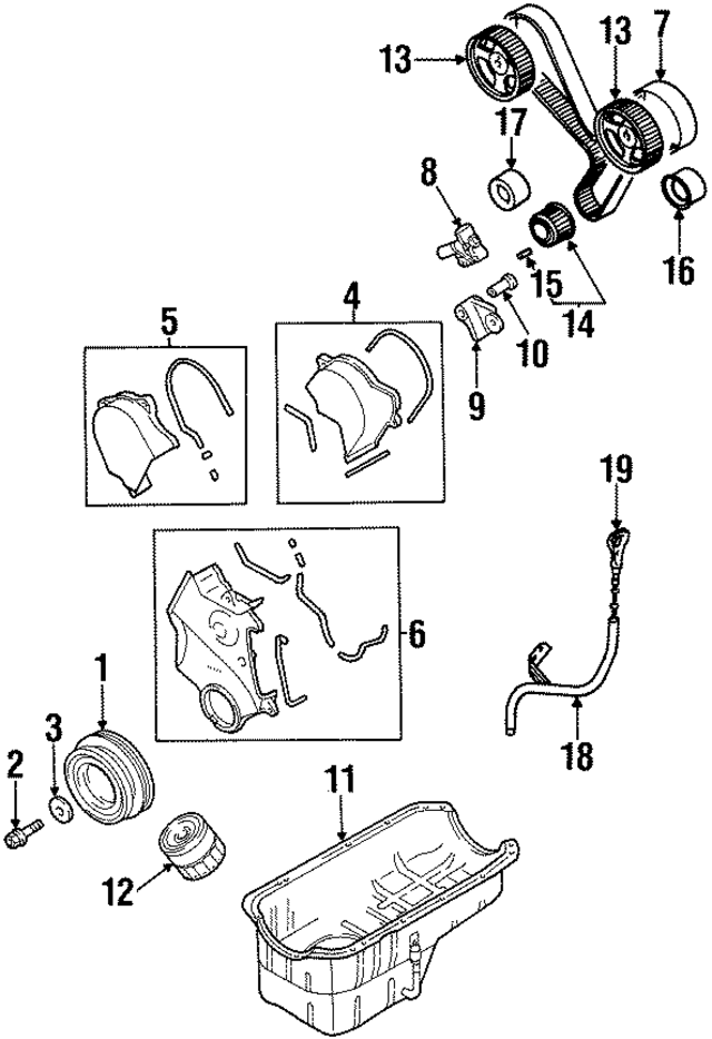 MD197613 - Engine: Crankshaft Pulley for Mopar Image