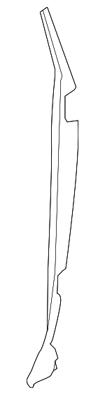 51767420831 - : Front Weather-Strip for BMW: X2 Image