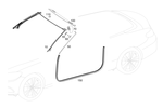 2056306701 - : Seal, A-Pillar for Mercedes-Benz Image