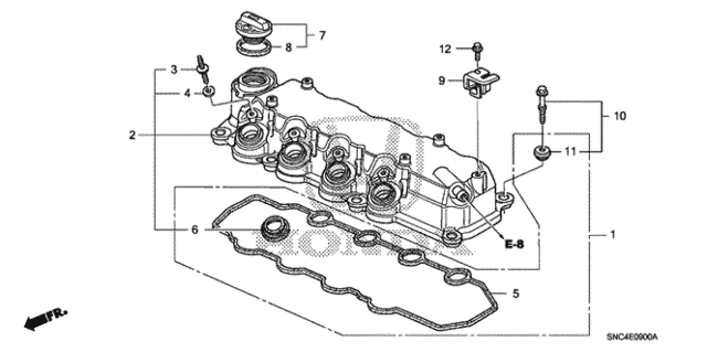 Cylinder Head Cover for 2006 Honda Civic #0