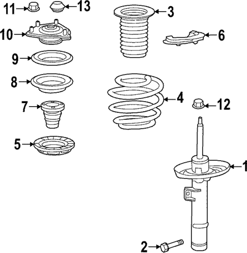 Struts & Components for 2022 Honda Civic #0