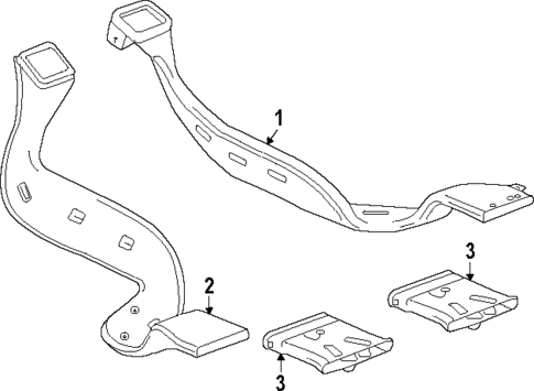 Ducts for 2025 Chevrolet Tahoe #1