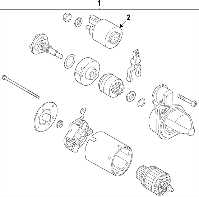 361202M402 - : Solenoid for Hyundai Image