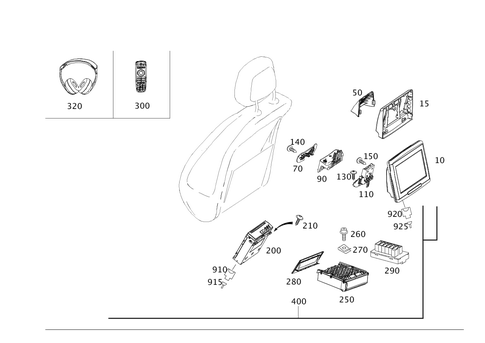 Rear Entertainment for 2010 Mercedes-Benz GL550 #0