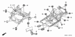 32112S5A900 - Interior/Bumper: GROMMET, WIRE HARNESS for Acura Image
