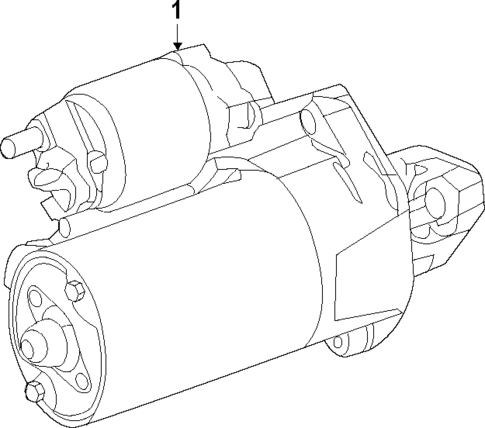 Starter for 2018 Mercedes-Benz S63 AMG #1
