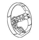 9946009091C88 - Steering: Steering Wheel for Mercedes-Benz Image