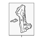 22962614 - Body: Hinge Pillar Reinforced for Chevrolet: Malibu, Malibu Limited Image