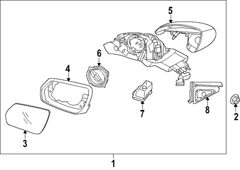 Mirrors for 2024 Genesis Electrified G80 #1
