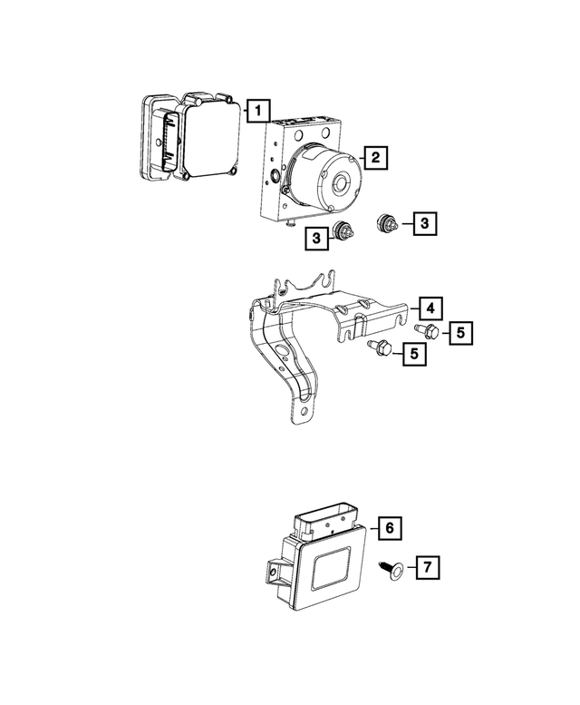 « 68304568AA –  : Abs Module pour Mopar Image »