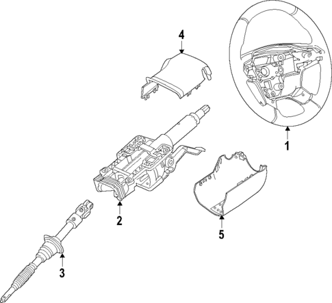 Steering Column for 2023 GMC Acadia #0