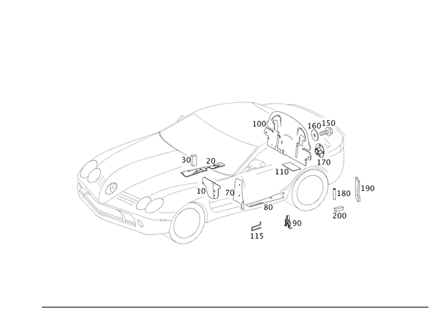 1996260188 - Panelling: Damping for Mercedes-Benz Image image