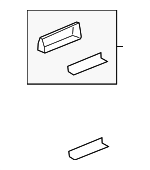 9Y0863071B1E0 - Body: Console Tray for Porsche: Cayenne Image
