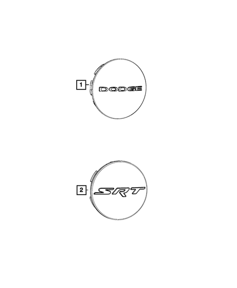 Wheel Covers and Center Caps for 2014 Dodge Challenger #0