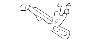 392113NTC1 - : Lower Oxygen Sensor Bracket for Hyundai Image