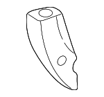 Front Driver Side Bumper Impact Bar Bracket