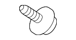 90103SDAA00 - Body: Bumper Cover Screw for Honda: Civic, CR-V, Fit, Pilot, Ridgeline Image