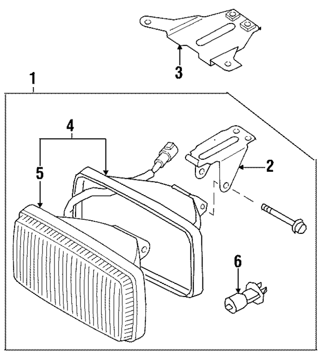 2615485E00 - : Fog Lamp for Nissan Image