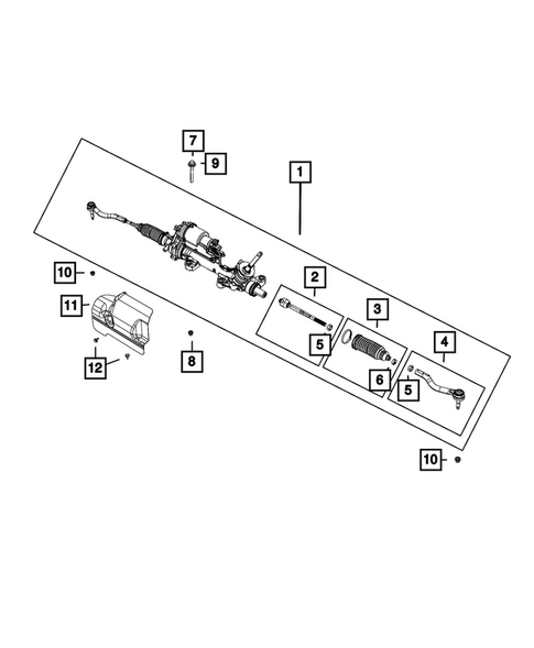 Steering Gear for 2027 Chrysler Pacifica #0