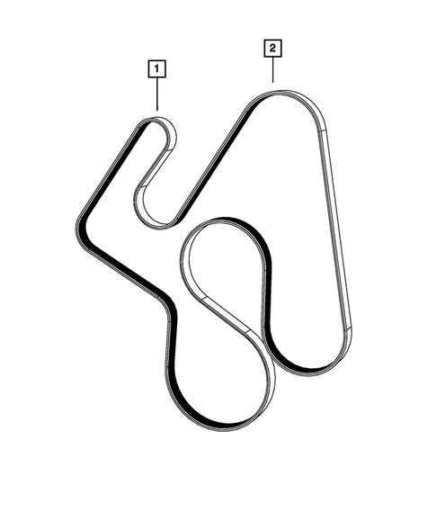 Drive Belts for 2015 Ram 2500 #0