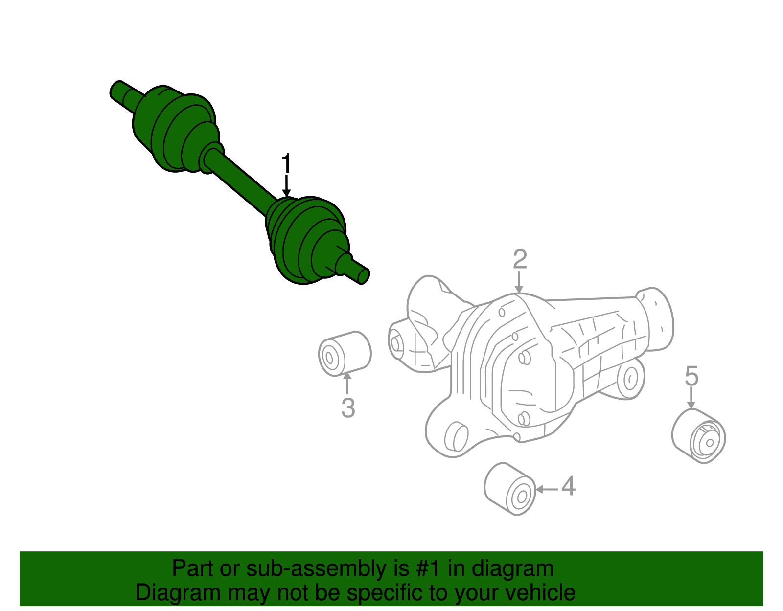 166-330-14-00 - Axle Assembly 2012-2019 Mercedes-Benz | Mercedes-Benz ...