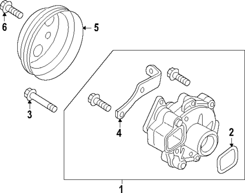 Water Pump for 2023 Mazda CX-30 #0
