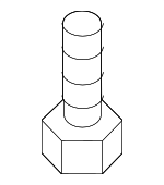 90006711704 - Brakes: ABS Sensor Screw for Porsche Image