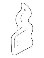 804013S500 - Body: Upper Hinge for Nissan Image