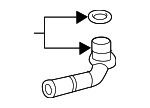 1J441R9S000 - : Outlet Pipe for Acura Image