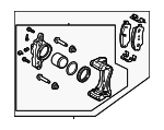 58110GI000 - Brakes: Caliper Assembly for Hyundai Image image