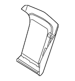 52108235907 - Body: Seat Back Cover for BMW: 323Ci, 323i, 325Ci, 325i, 325xi, 328Ci, 328i, 330Ci, 330i, 330xi, M3 Image