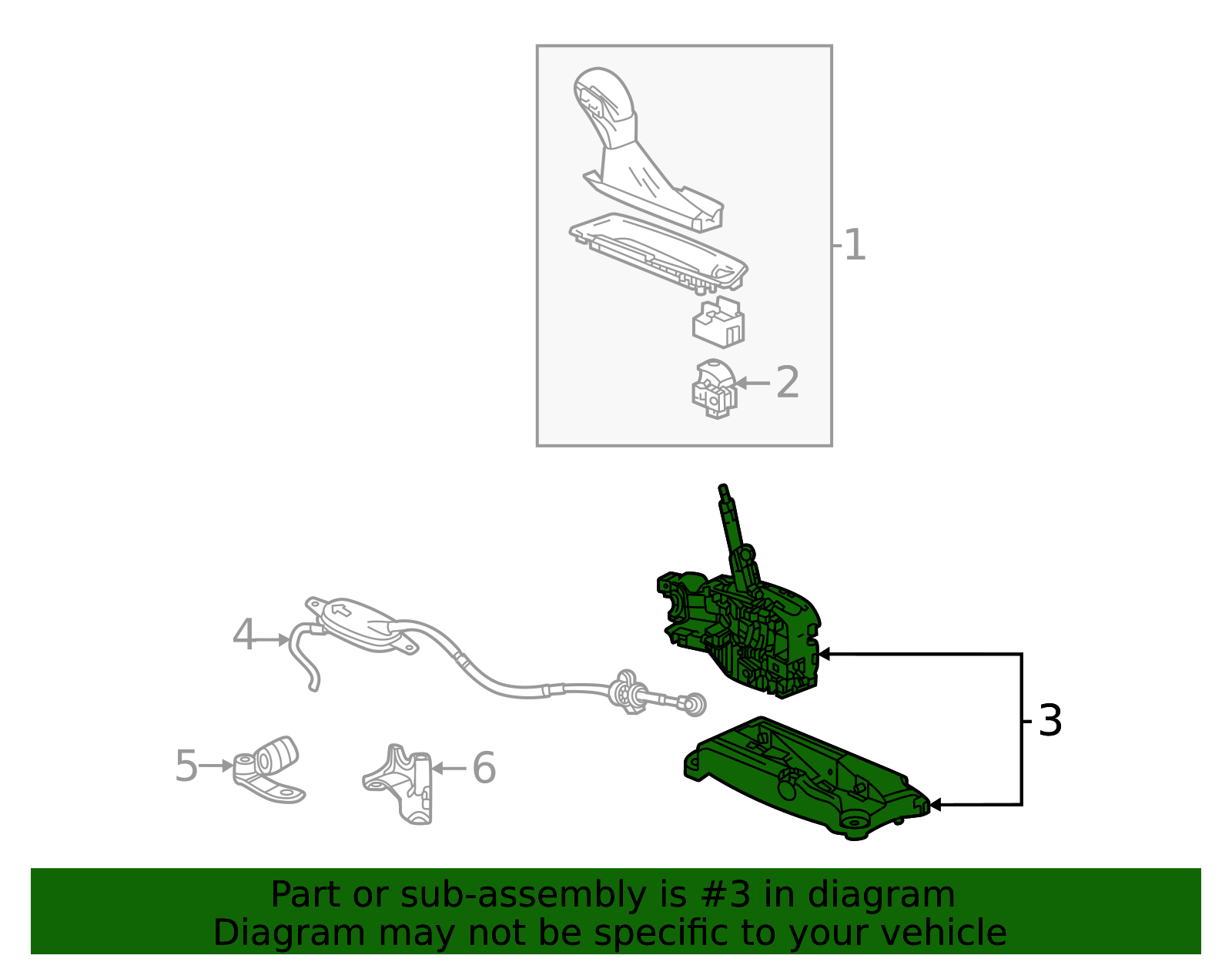 2020-2025 GM Gear Shift Assembly 60006916 | Chevy Parts Pros