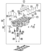 68575940AA - Engine: Cylinder Head for Mopar Image