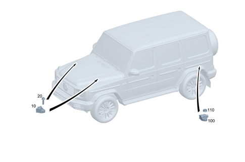 Electrical Parts for Suspension Adjustment for 2025 Mercedes-Benz G580 #0