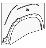 thumbnail image 2 of Dawn Enterprises Painted Body Side Moldings For Toyota Grand Highlander 2024+ (FE7-GRND-HIGH24) 2 of 5