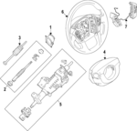 484709BU0A - Steering: Shroud for Nissan Image