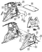 6503167 - Interior Trim: Trim Panel Clip for Mopar Image