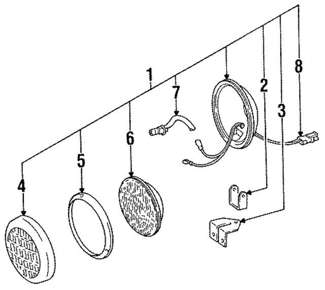 56002784 - Electrical: Fog Lamp Assembly for Mopar Image
