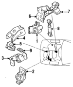 MB581767 - Engine: Trans Mount for Mitsubishi Image