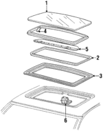 22546538 - Body: Glass for Buick: Skylark, Somerset, Somerset Regal | Oldsmobile: Calais, Cutlass Calais, Delta 88 | Pontiac: Grand Am Image