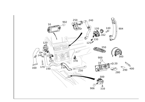 Radio, Operating and Display System for 2015 Mercedes-Benz GLK250 #0
