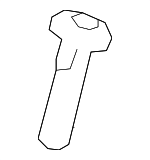 8760365F00 - Body: Headrest Guide for Nissan: 200SX, 240SX, 370Z, Altima, Armada, Frontier, LEAF, Maxima, Murano, Sentra, Z Image