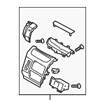 682604AY5A - Body: Center Bezel for Nissan: Quest Image