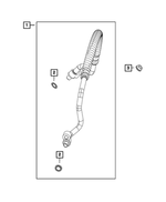 68282105AB - Air Conditioners and Heaters: A/c Discharge Line for Mopar Image
