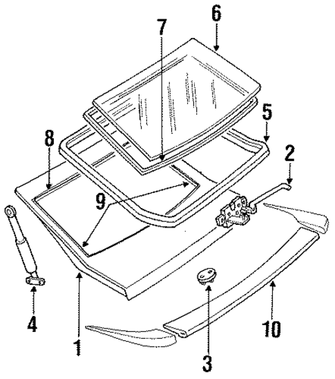 Spoiler for 1989 Ford Probe #0