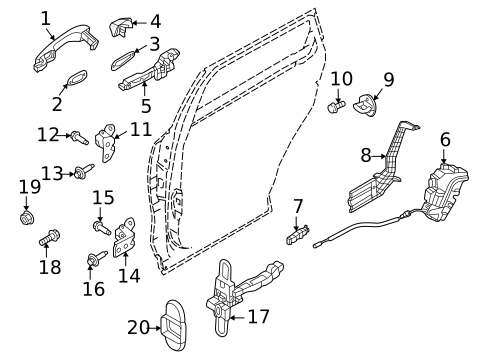 Rear Door for 2022 Kia Sorento #0