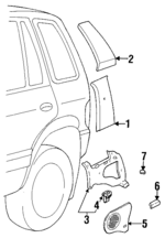 K01968524B70 - : Seat Belt Cover for Kia: Sportage Image