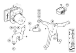 34526777881 - Brakes: Repair Kit, Control Unit Dxc for BMW Image