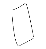 MB814447 - Body: Lift Gate Glass Fastener for Mitsubishi Image